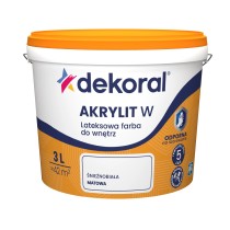 Dekoral Akrylit W Lateksowa Farba Do Wnętrz