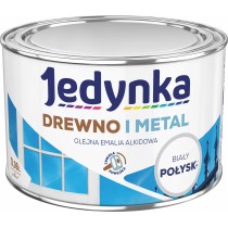 Jedynka Drewno i Metal Połysk