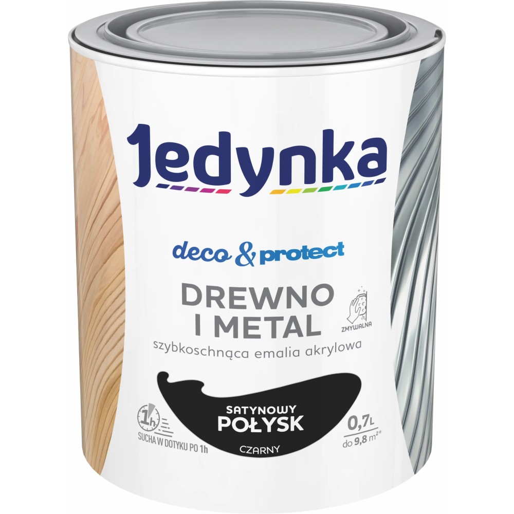 Jedynka Deco&Protect Drewno i Metal Satynowy Połysk