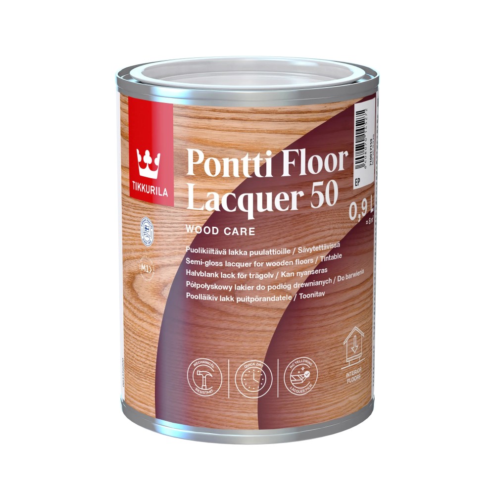 Tikkurila Pontti Floor Lacquer Semi Gloss 50