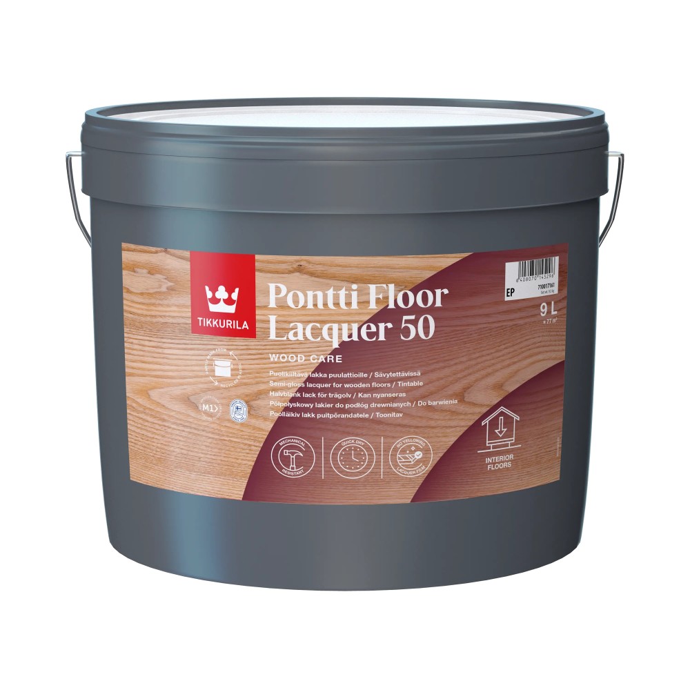Tikkurila Pontti Floor Lacquer Semi Gloss 50