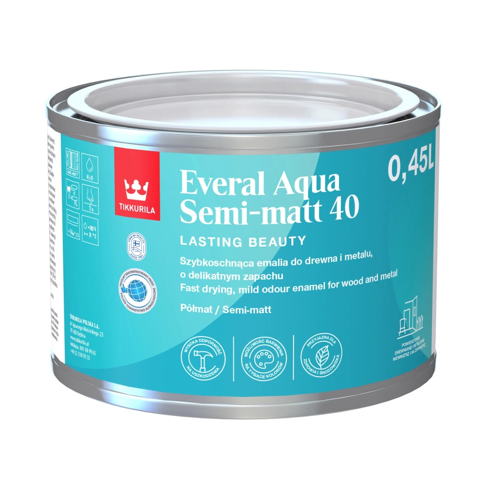 Tikkurila Everal Aqua Semi Matt 40